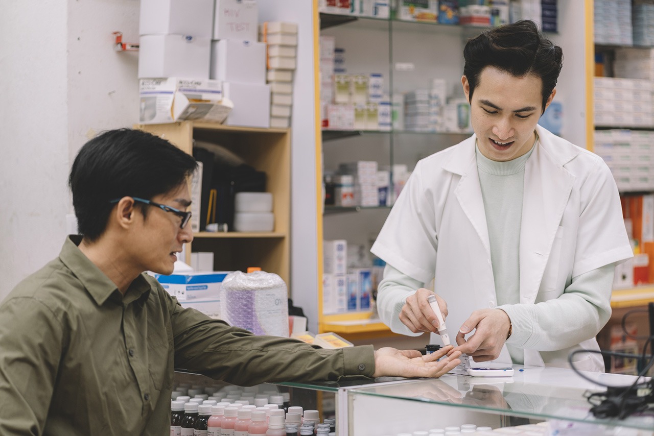 working scenario at pharmacy